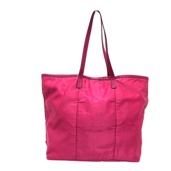 Prada Tessuto Pink Synthetic tote - Picture 1 of 10